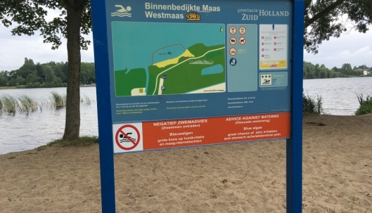 Informatiebord bij Binnenmaas